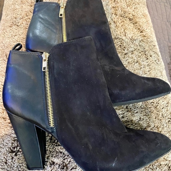 Mossimo Supply Co. Shoes - Mossimo Vegan Leather and Suede Booties, 11